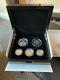 2010 Royal Mint Silver Proof Piedfort Commemorative 5 Coin Set With COA