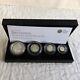 2010 SILVER PROOF BRITANNIA 4 COIN COLLECTION 3497 sets boxed/coa