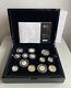 2010 UK 13 Coin Silver Proof Year Set With Box & COA