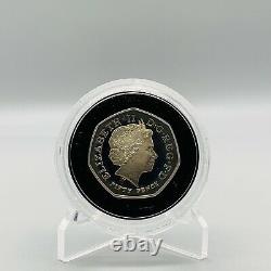 2011 Royal Mint The Wwf Piedfort 50p Fifty Pence Silver Proof Coin Encapsulated