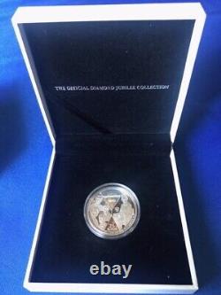 2011 Seychelles Diamond Jubilee Proof silver coin