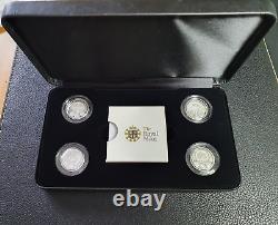 2011 Silver Proof Coin Four £1 Capital Cities Set Including Box & COA Royal Mint