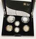 2011 UK Sterling. 925 Silver Proof Celebration Set, 6 Coins As Issued Condition