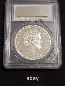 2012 Royal Mint 1oz £2 Silver Proof Coin Pcgs Pr70dcam