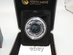 2013 $1.999 Silver Proof 1oz Coin Australian Opal Series Kangaroo