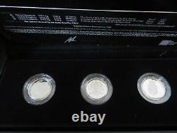 2013 30th Anniversary Of The £1 Coin Silver Proof Three Coin Set