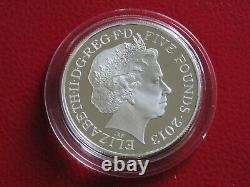 2013 £5 Silver Proof Coin 60th Queen's Coronation Anniversary Ltd Edition