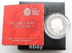 2013 Alderney Remembrance Poppy Day £5 Five Pound Silver Proof Coin Box Coa