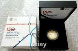 2013 London Underground Train 150th Anniversary Silver Proof UK £2