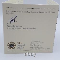 2013 Royal Birth St. George and Dragon Silver Mint Proof £5 Coin Five Pound COA