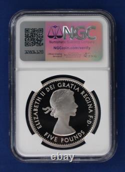 2013 Silver Proof £5 coin Set Coronation Anniversary NGC PF69 with Case & COA