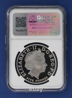 2013 Silver Proof £5 coin Set Coronation Anniversary NGC PF69 with Case & COA