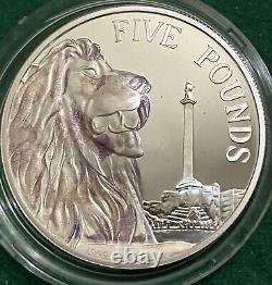 2014 Portrait Of Britain UK Silver Proof £5 Pounds 4 Coin Set Box COA Royal Mint
