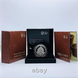 2014 RM 300th ANNIVERSARY OF THE DEATH OF QUEEN ANNE £5 SILVER PROOF CROWN COIN