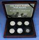 2014 Silver Proof 6 coin Set The First World War Allies in Case with COA