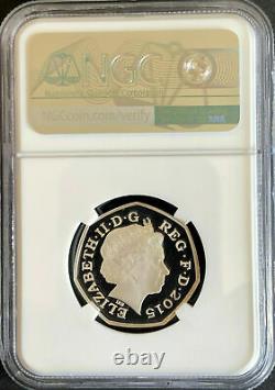 2015 BATTLE OF BRITAIN 50p Silver Piedfort Coin NO DENOMINATION ERROR COIN