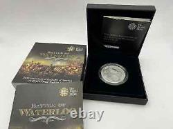 2015 Battle of Waterloo Silver Proof Piedfort Coin, Royal Mint. C12