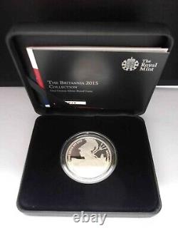 2015 Silver Proof £2 Two Pounds Britannia cased + COA Birthday gift FREE UK pp