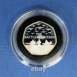2015 Silver Proof 3 coin Set Battle of Britain in Case with COA