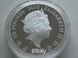 2015 Silver Proof 5oz £10 coin WWI Reality in Case with COA number 002