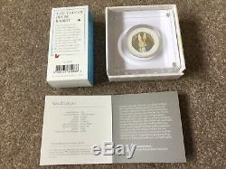 2016 150th Anniversary Of Beatrix Potter Peter Rabbit Silver Proof 50p Coin