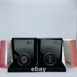 2016 2017 2018 Silver Proof Peter Rabbit And Friends 7 X Coin Set Beatrix Potter