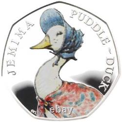 2016 50p Jemima Puddle Duck Silver Proof Coin Early release NGC PF70 Ultra Cameo