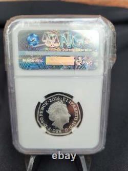 2016 50p Jemima Puddle Duck Silver Proof Coin Early release NGC PF70 Ultra Cameo