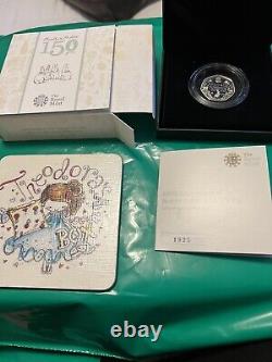 2016 BEATRIX POTTER 150 YEARS ANNIVERSARY SILVER PROOF PIEDFORT 50p COIN