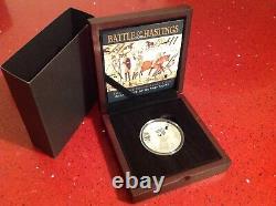 2016 Battle of Hastings 1066 Silver Five Pound Proof Coin- limited edition- COA