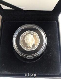 2016 Beatrix Potter Piedfort Silver Proof 50p Royal Mint. 925