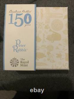 2016 Peter Rabbit Beatrix Potter Silver Proof 50p Coin