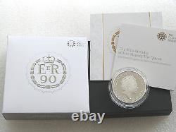 2016 Queens 90th Birthday UK Piedfort £5 Five Pound Silver Proof Coin Box Coa