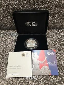 2016 Royal Mint Britannia £2 Two Pound Silver Proof 1oz Coin With COA