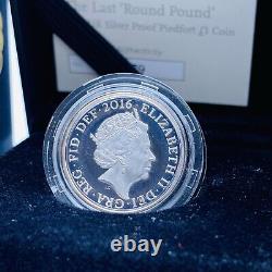 2016 Royal Mint Silver Proof Piedfort £1 One Pound Coin The Last Round Pound