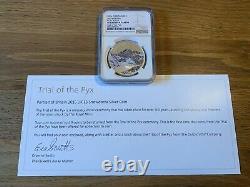 2016 Silver Proof £5 Snowdonia Trial of the Pyx NGC with COA (1 of only 9)