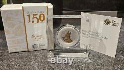 2016 Silver Proof Beatrix Potter Squirrel Nutkin 50p Coin Rare Box