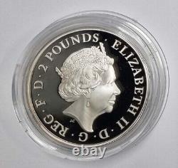 2016 United Kingdom One Ounce, 1oz, Silver Britannia Proof Coin