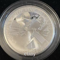 2017 1oz Silver Proof Britannia. Outer box, sleeve, box & COA