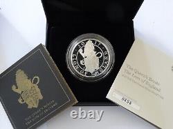 2017 1oz Silver Proof Lion of England Queen's Beast with COA