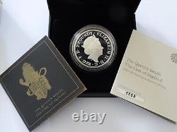 2017 1oz Silver Proof Lion of England Queen's Beast with COA