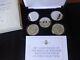 2017 SILVER PROOF TDC 5 X £5 COIN BOX SET + COA 100th HOUSE OF WINDSOR 1/299