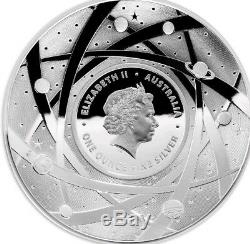 2018 $5 Coloured Silver Proof Domed Coin, the earth & beyond NOW SOLD OUT