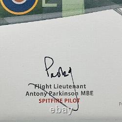 2018 Jersey RAF Centenary Flown Silver Proof £5 Coin Cover Signed Edition 1/250