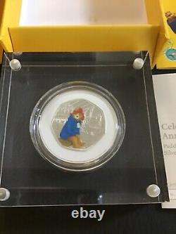 2018 Paddington Bear at The Palace The Station 50p Silver Proof Cased Coins 1512