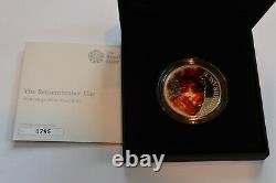 2018 Remembrance Day £5 Silver Proof Coin BOX