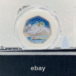 2018 Royal Mint Limited Edition The Snowman Silver Proof 50p Fifty Pence Coin