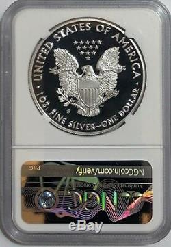 2018 S Proof Silver Eagle Limited Edition Set Ngc Pf70 Fr Ultra Cameo Trolley