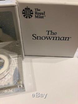 2018 Snowman 50p Coloured Silver Proof 50 pence Sold Out In 14 Hours