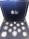 2018 UK 13 COIN SILVER PROOF COIN SET boxed And COA